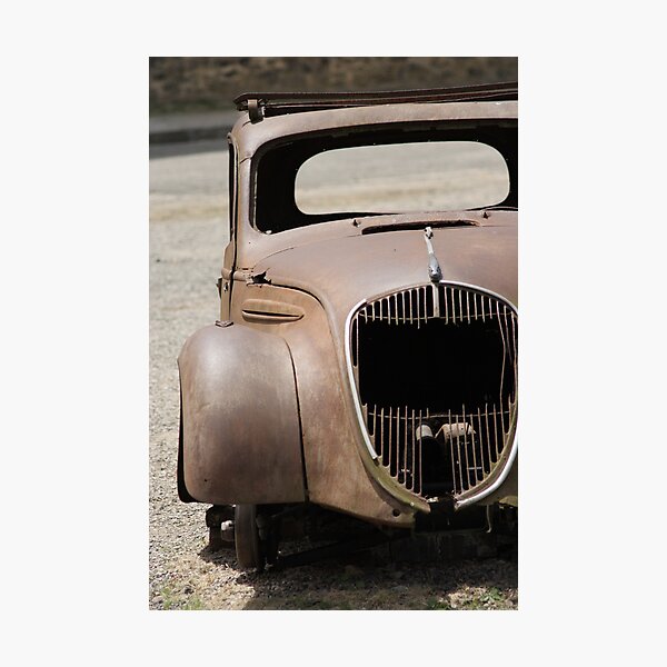 The haunting car Photographic Print