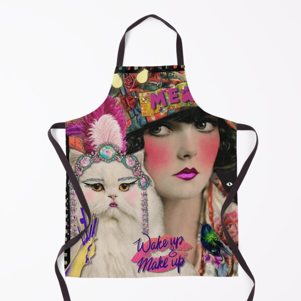 Item preview, High Maintenance Glamour-Puss Cat & Her Maid designed and sold by AsheDinaArt.