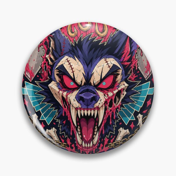 Item preview, Demon Werewolf Hyena Meat Cleaver Graphic designed and sold by Kromia.