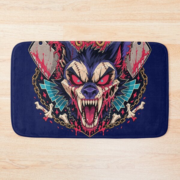 Item preview, Demon Werewolf Hyena Meat Cleaver Graphic designed and sold by Kromia.