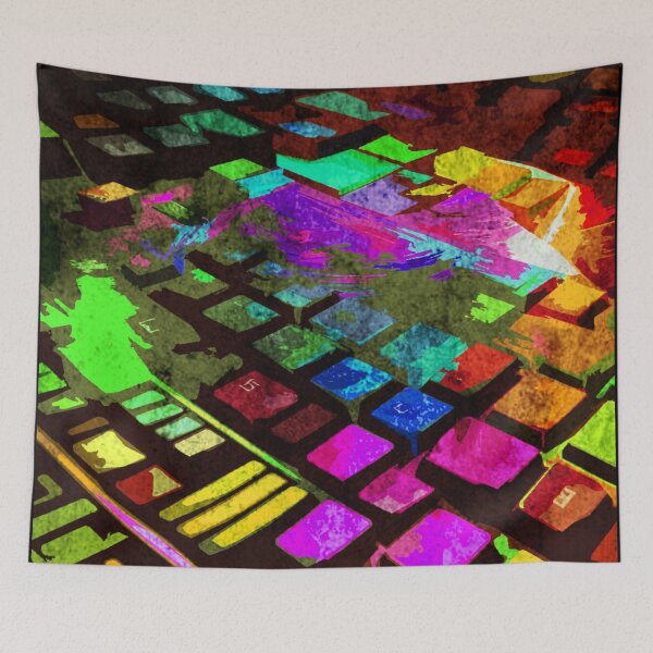 Item preview, Abstract keyboard designed and sold by kinpirks.