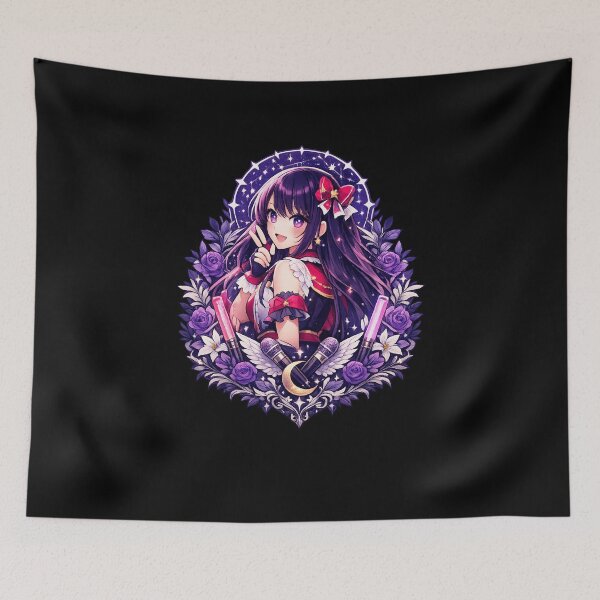 Item preview, Ai Hoshino Oshi no Ko Botanical Crest designed and sold by neezarro.