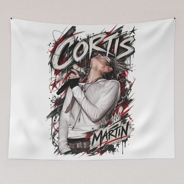 Item preview, Martin CORTIS Calligraphy Visual Poster | Minimalist Art Print designed and sold by Valeree Store.