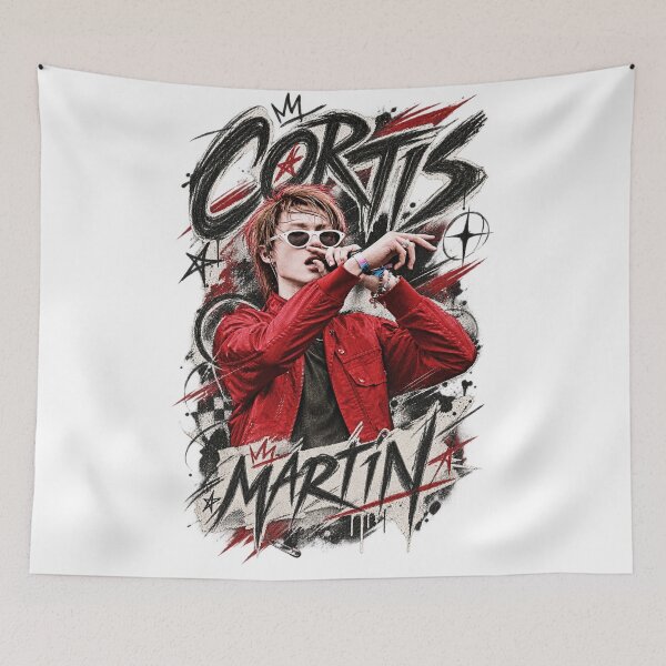 Item preview, Martin CORTIS Abstract Typography Graphic | Ink Brush Tee designed and sold by Valeree Store.