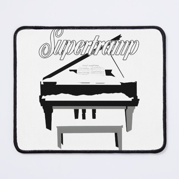 Item preview, Supertramp Piano Keys Retro Music Art | Best Buy designed and sold by Black4rrow.
