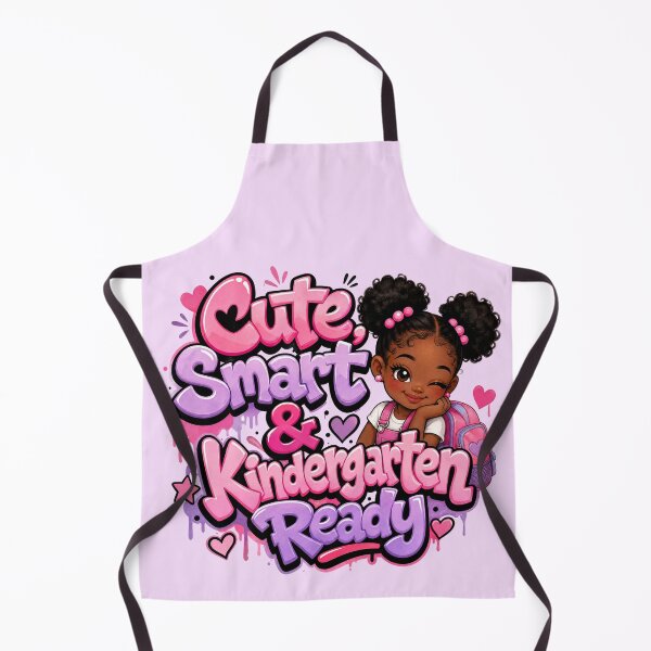 Item preview, Cute, Smart & Kindergarten Ready – Black Girl Back to School designed and sold by MomParentADHD.
