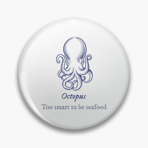 Item preview, Octopus too smart to be seafood designed and sold by WallyThreads.