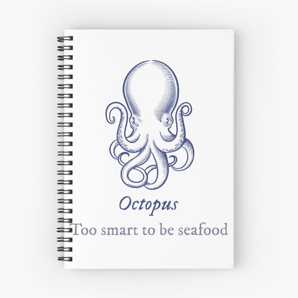 Item preview, Octopus too smart to be seafood designed and sold by WallyThreads.