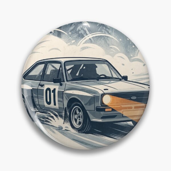 Item preview, Rally Car Sliding Through Snow designed and sold by Pop Garage.