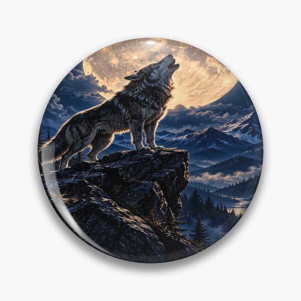 Item preview, night wolf designed and sold by HACHI-SHOP.