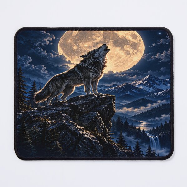 Item preview, night wolf designed and sold by HACHI-SHOP.