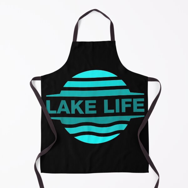 Item preview, Life Is Better By The Lake Pontoon Boat Retro Lake Life Design designed and sold by Suzyshackfelt.