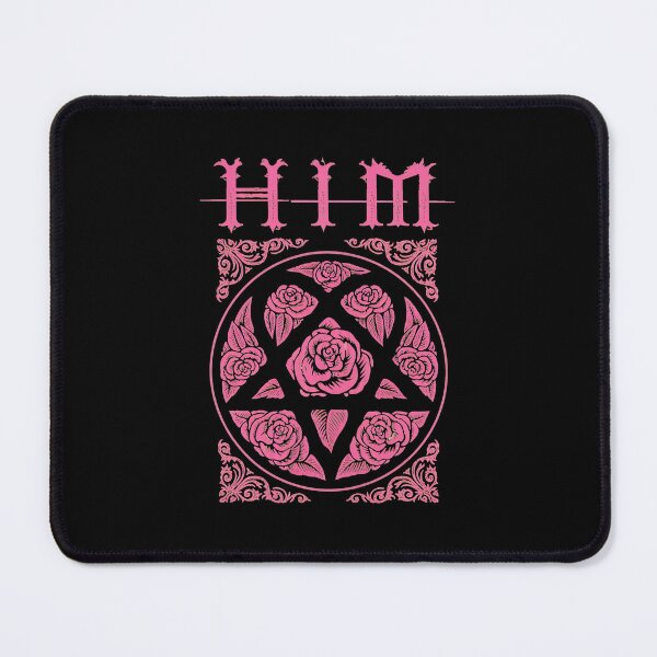Item preview, HIMS Band Gothic Rose Pentagram designed and sold by Benda-Designs.