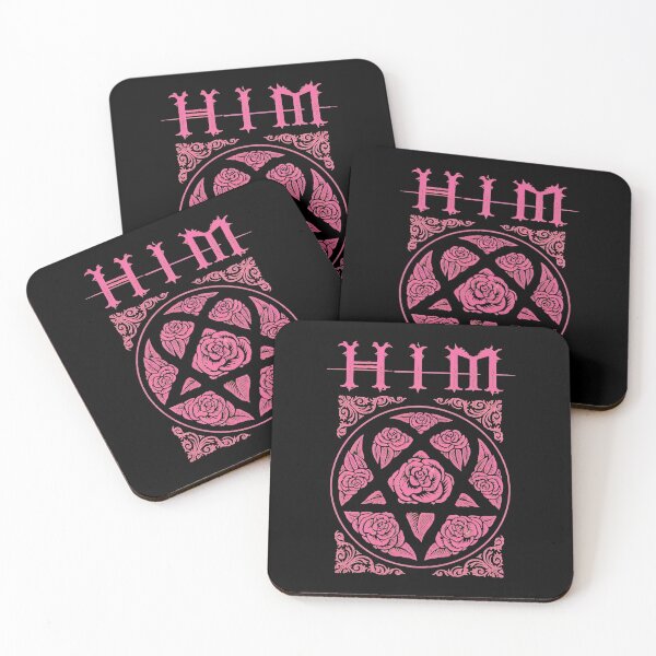 Item preview, HIMS Band Gothic Rose Pentagram designed and sold by Benda-Designs.