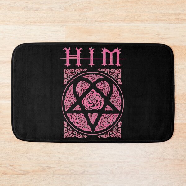Item preview, HIMS Band Gothic Rose Pentagram designed and sold by Benda-Designs.