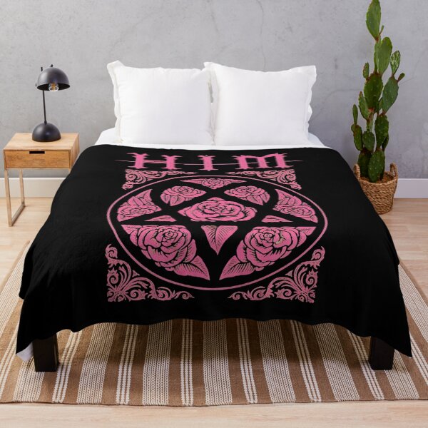 Item preview, HIMS Band Gothic Rose Pentagram designed and sold by Benda-Designs.