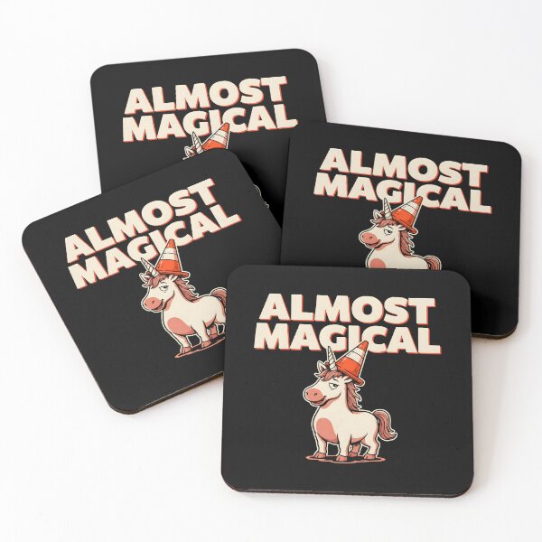 Item preview, Almost Magical Quirky Funny Horse Unicorn Humor designed and sold by Redgiant87x.