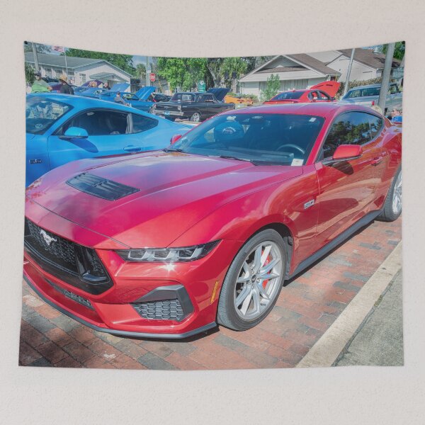 Aperçu de l'œuvre Ford Mustang GT50 rouge 2024 créée et vendue par RichFrancoCars.