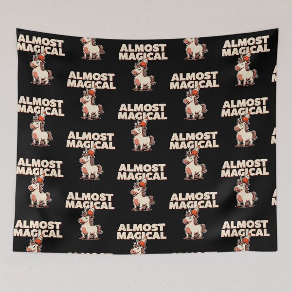 Item preview, Almost Magical Quirky Funny Horse Unicorn Humor designed and sold by Redgiant87x.
