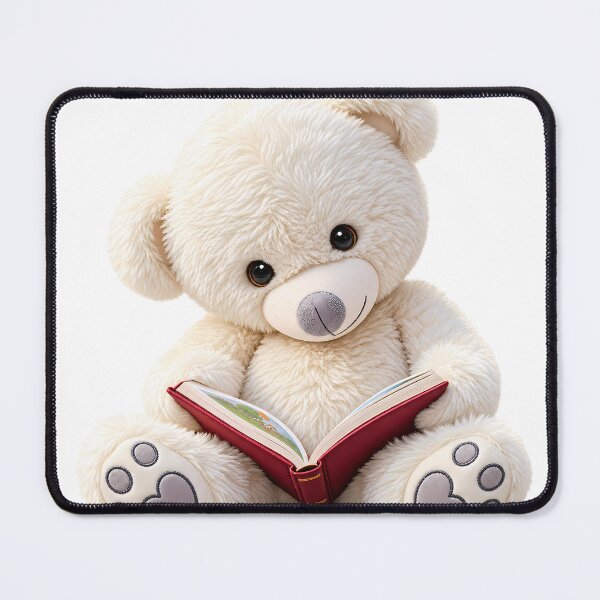 Item preview, Cozy Reading Teddy Bear – Cute Book Lover Bear PNG designed and sold by HoMya.