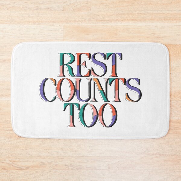 Item preview, Rest Counts Too designed and sold by NextLevelThread.