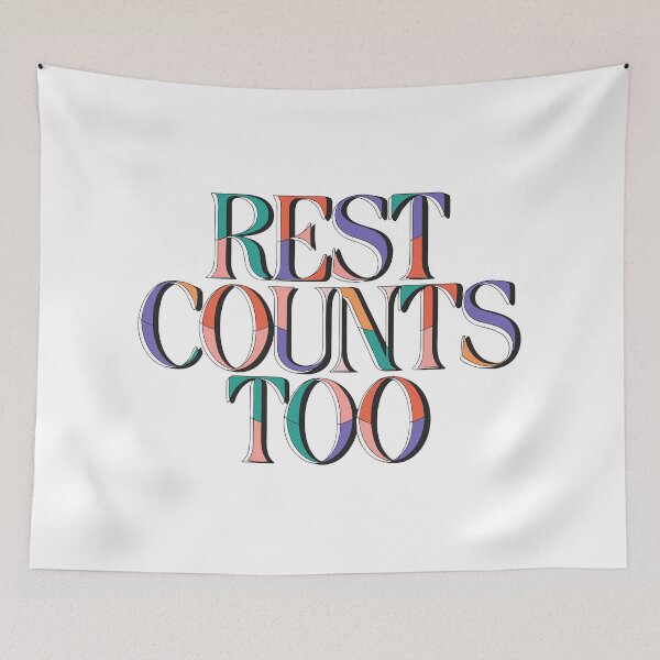 Item preview, Rest Counts Too designed and sold by NextLevelThread.
