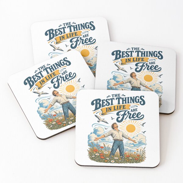 Item preview, The Best Things In Life Are Free Vintage Typography Freedom Graphic Tee Design designed and sold by Nubian Style.