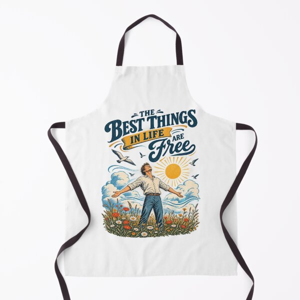 Item preview, The Best Things In Life Are Free Vintage Typography Freedom Graphic Tee Design designed and sold by Nubian Style.