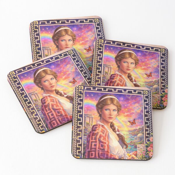 Item preview, HERA — Cosmic Queen of Olympus designed and sold by NeonSpiritArt.