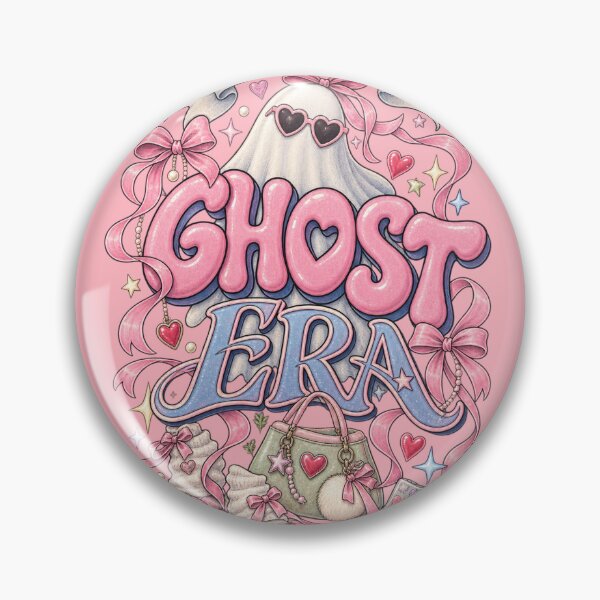 Item preview, Sorry I'm In My Ghost Era Cute Spooky Pink Coquette Ghost Retro Typography designed and sold by Pick&Grin.