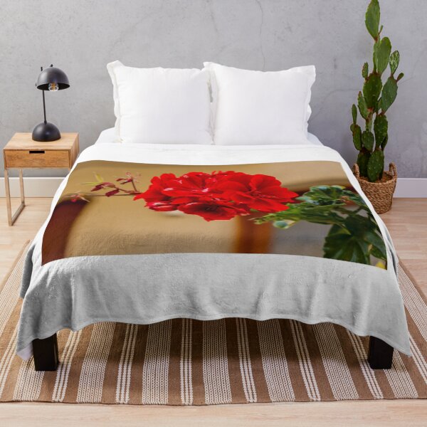 Item preview, Vibrant Red Rose Bloom in Green Garden With Lush Leaves and Soft Background designed and sold by Nmallia.