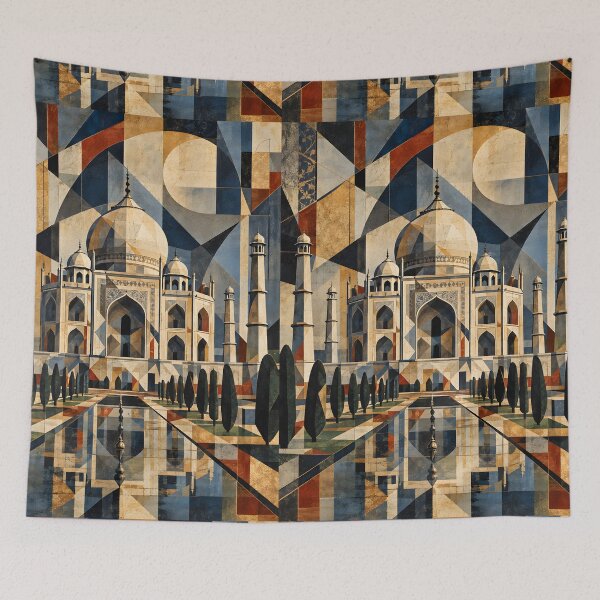 Item preview, Taj Mahal in Facets: Geometric India designed and sold by aishow.
