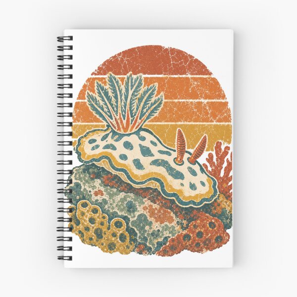 Item preview, Nudibranch on the Reef Rock Wild Animal Sun Faded Retro Art designed and sold by VisualArtsOasis.