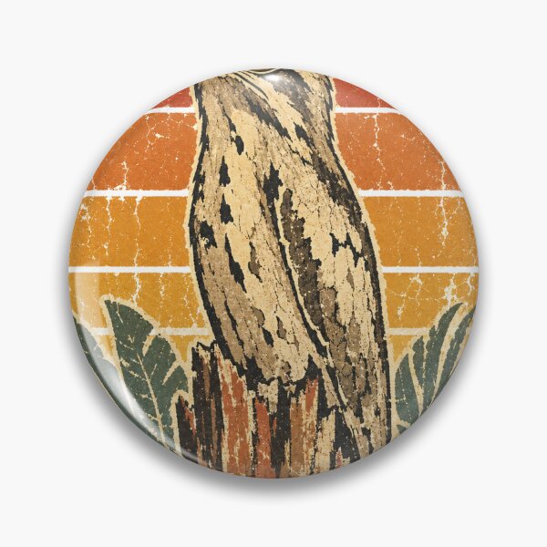 Item preview, Potoo on the Broken Branch Wild Animal Sun Faded Retro Art designed and sold by VisualArtsOasis.