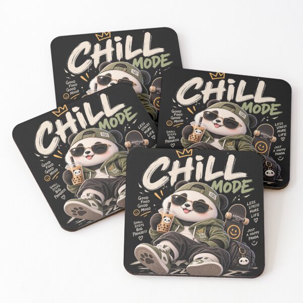Item preview, Chill Mode Panda designed and sold by HACHI-SHOP.