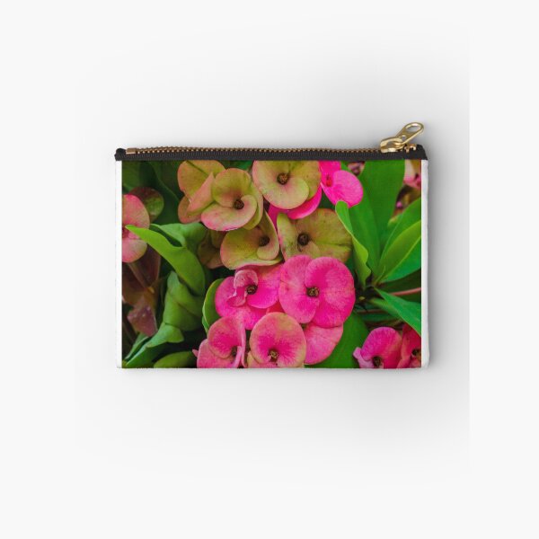 Item preview, Bright Pink Oxalis Flowers in a Pot with Lush Green Leaves and Vibrant Colorful Blooms designed and sold by Nmallia.