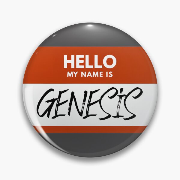 Item preview, Genesis Name Red Nametag Label Design | Best Gift designed and sold by keithnoir.