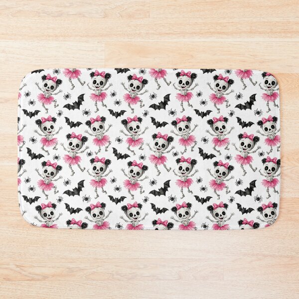 Item preview, Pink Ballerina Skeleton Halloween Pattern designed and sold by NadinArtStudio.