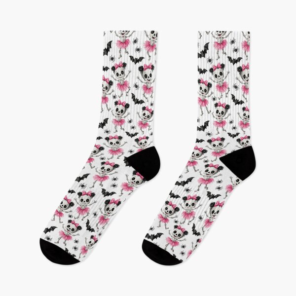 Item preview, Pink Ballerina Skeleton Halloween Pattern designed and sold by NadinArtStudio.