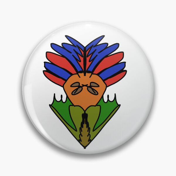 Item preview, Abstract Totem Tribal Feather Mask Line designed and sold by ZMKAndInk.