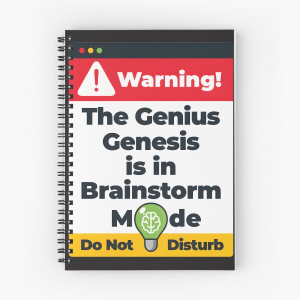 Item preview, Genius Brainstorm Mode Activated - Creative Idea Generator | ⭐⭐⭐⭐⭐ Best Seller designed and sold by keithnoir.