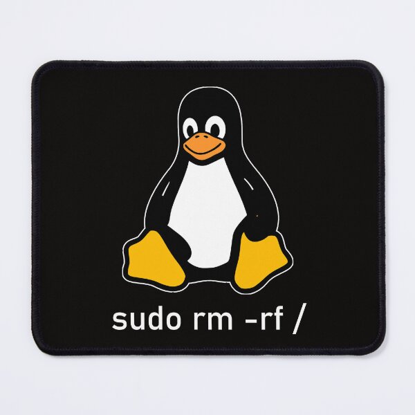 Item preview, Linux Tux Sudo rm -rf / Funny Programmer Nerd Joke designed and sold by theshirtinator.