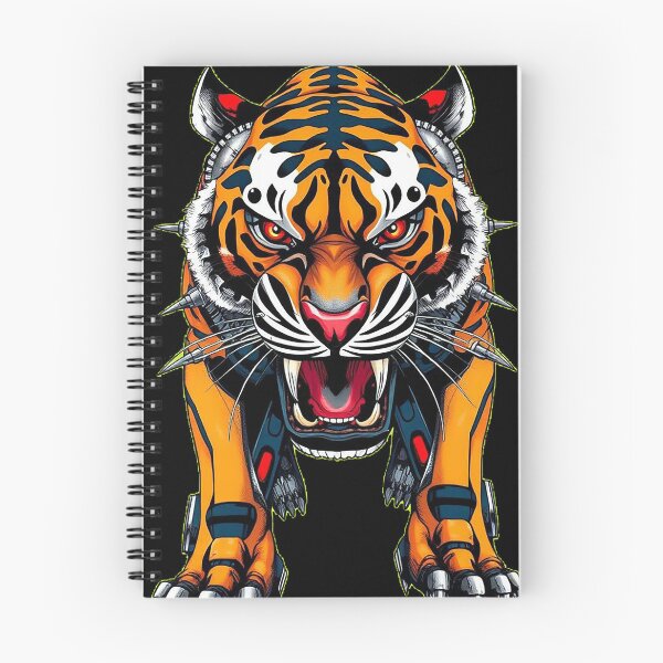 Item preview, Cyborg Tiger – Retro Comic Style designed and sold by Benito Del Ray.