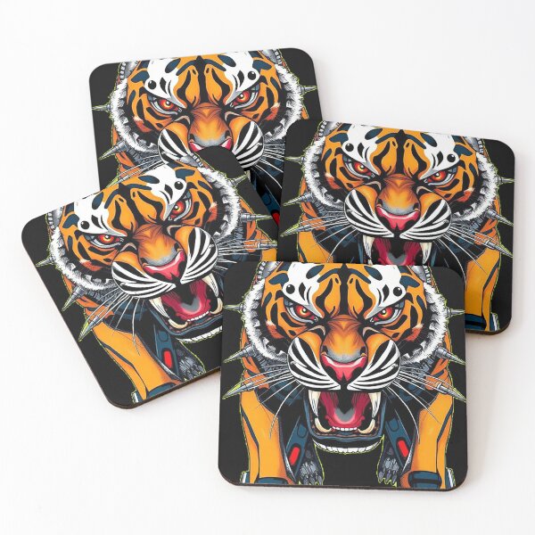 Item preview, Cyborg Tiger – Retro Comic Style designed and sold by Benito Del Ray.