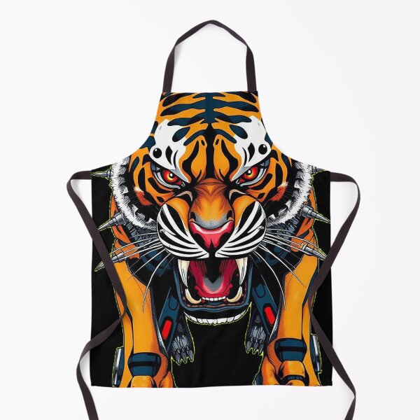 Item preview, Cyborg Tiger – Retro Comic Style designed and sold by Benito Del Ray.