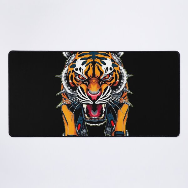 Item preview, Cyborg Tiger – Retro Comic Style designed and sold by Benito Del Ray.