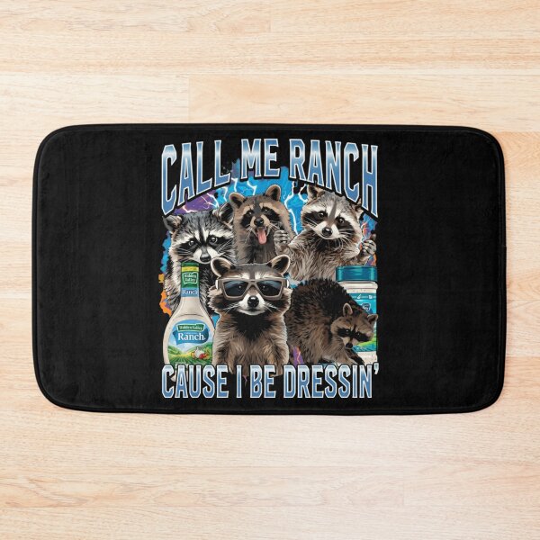 Item preview, Raccoon Call Me Ranch Cause I Be Dressin Retro 90s Bootleg designed and sold by aynorsadier.