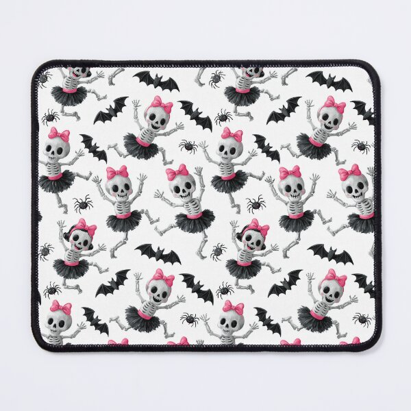 Item preview, Dancing Skeleton Ballerinas Halloween Pattern designed and sold by NadinArtStudio.