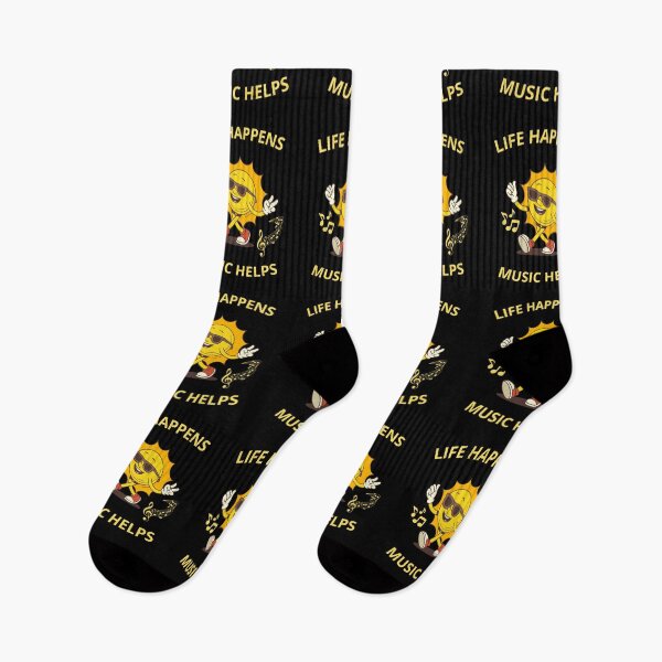 Item preview, Live Happens Music Helps Funny Gifts For Optimists designed and sold by zebek-design.