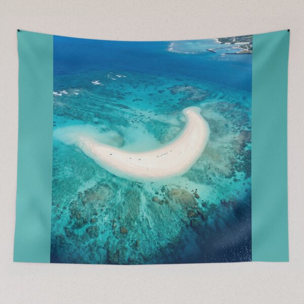 Item preview, Miyako Blue Phantom Sandbar Photography designed and sold by conohitoAI-ArtGallery.